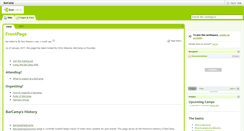 Desktop Screenshot of barcamp.org